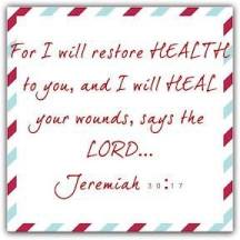 God restores health